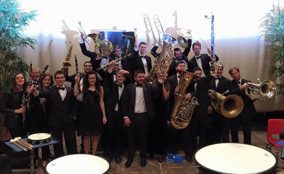 European Union Youth Wind Orchestra (EUYWO) 2015 con el maestro Jan Cober.