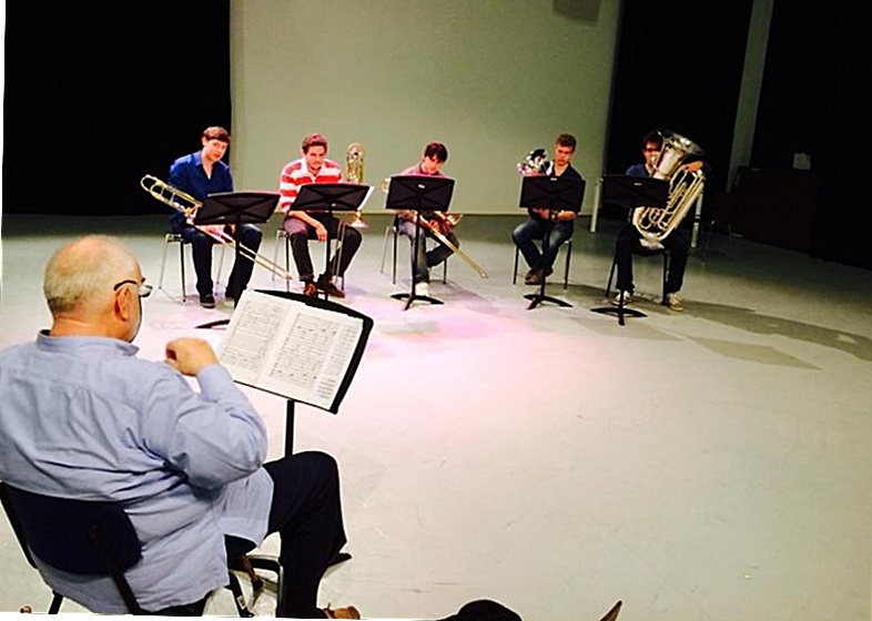 Clase magistral de Tuba y repertorio orquestal impartida por el maestro Roger Bobo en el Conservatorium van Amsterdam.