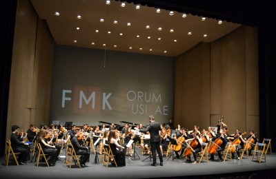 El encuentro de orquesta es una de las actividades que ofrece la Academia Internacional de Música y Danza Forum Musikae.
