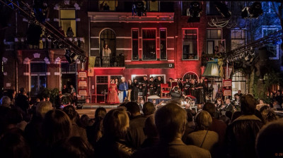 La Orquesta Filarmónica de Holanda en el festival Bredeweg 2014 de Ámsterdam.