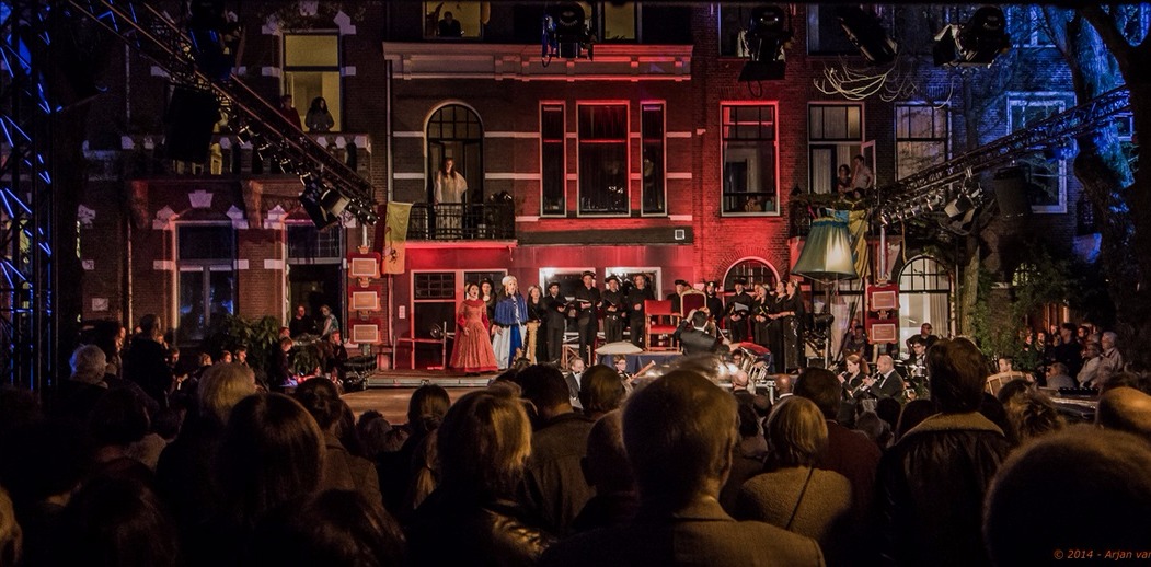 La Orquesta Filarmónica de Holanda en el festival Bredeweg 2014 de Ámsterdam.