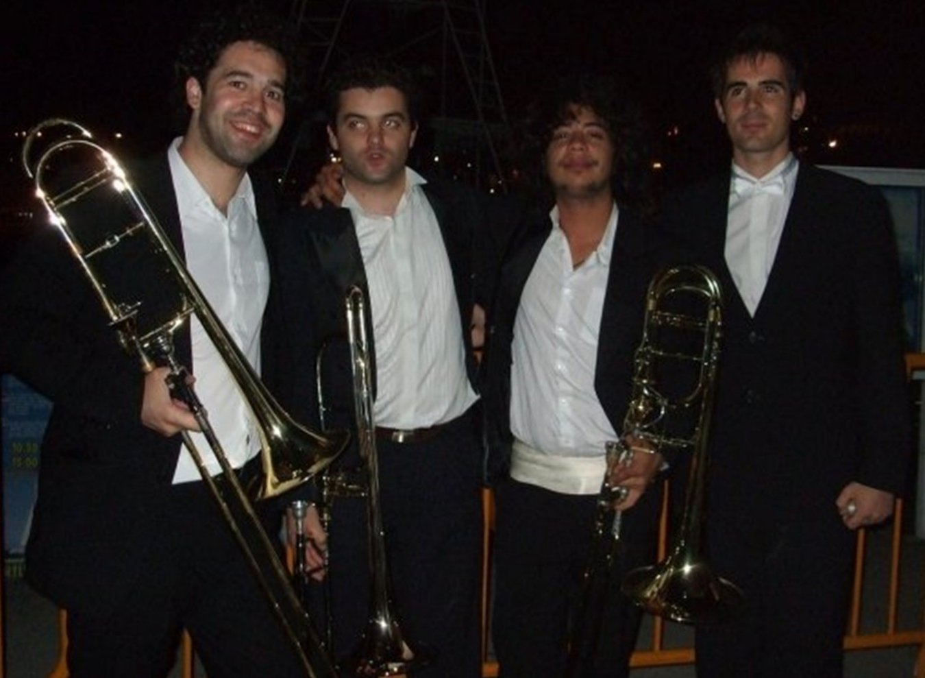 La sección de Viento-Metal grave de la Orquestra Clássica da Madeira.